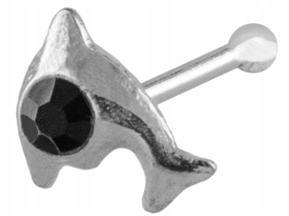 VERSIL - kolczyk do nosa nos delfinek SREBRO 0,925 Część ciała nos