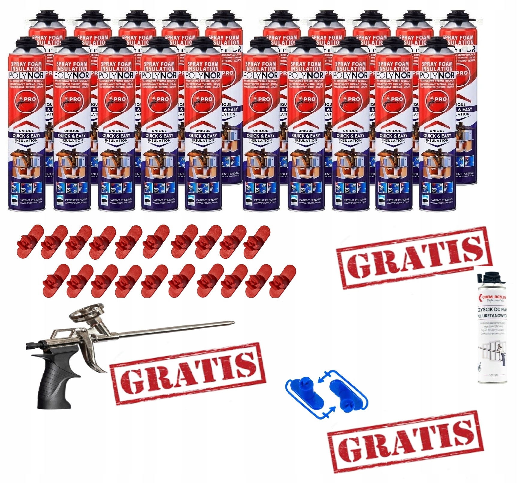 x20 Polynor Pro Pur Námořní kontejner Jacuzzi termoizolační nástřik