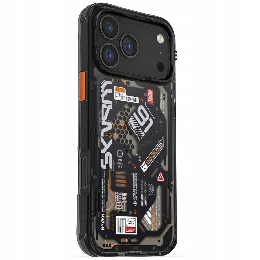 Etui Skinarma Spectra do iPhone 17 Pro Max Magnetic Charging czarny