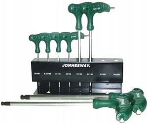 Jonnesway Klucze imbusy Ampule z kulka 2 10 mm