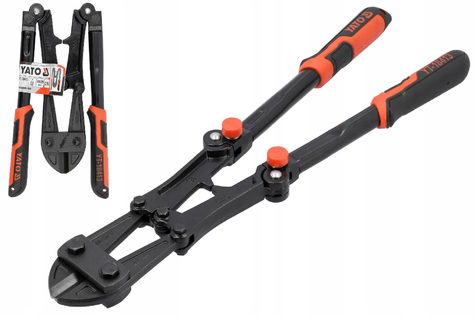 Skládací Nůžky Na Stříhání Drátěných Tyčí 450 mm Yato YT-18413