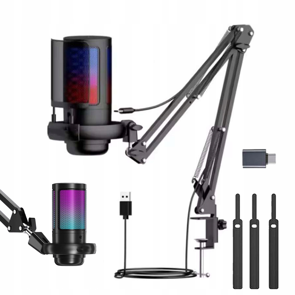 Kondenzátorový Světelný Efekt Rgb Plug And Play, Čisté Nahrávání