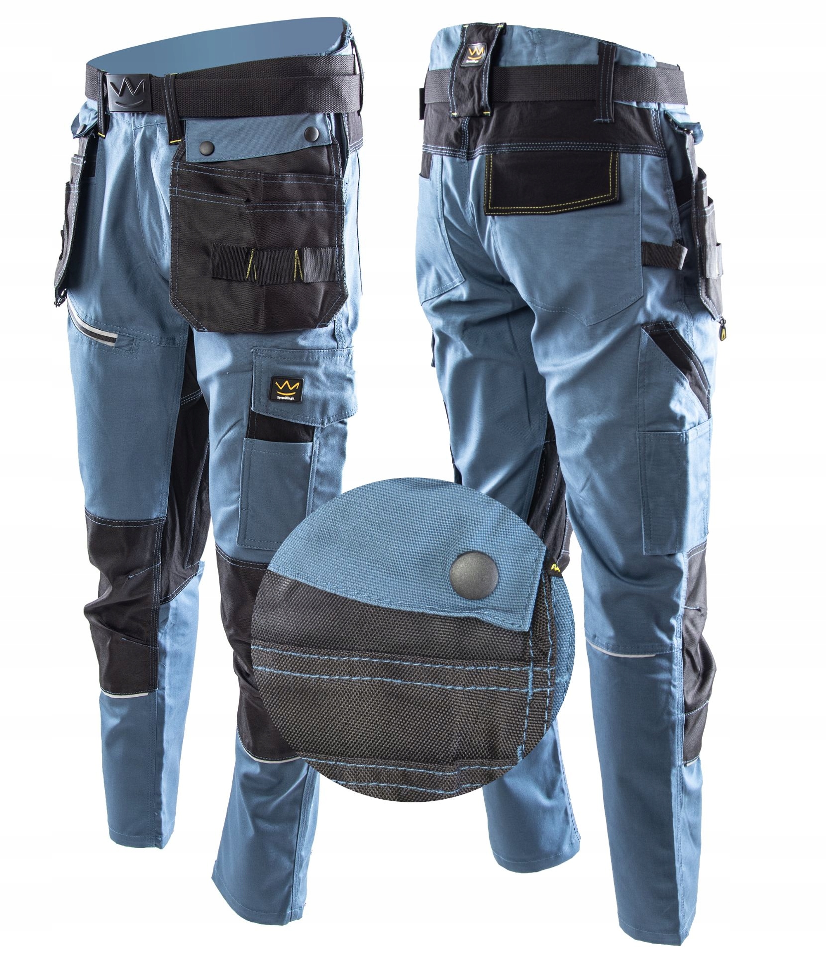 Spodnie z paskiem wentylowane robocze mocne SK PRO