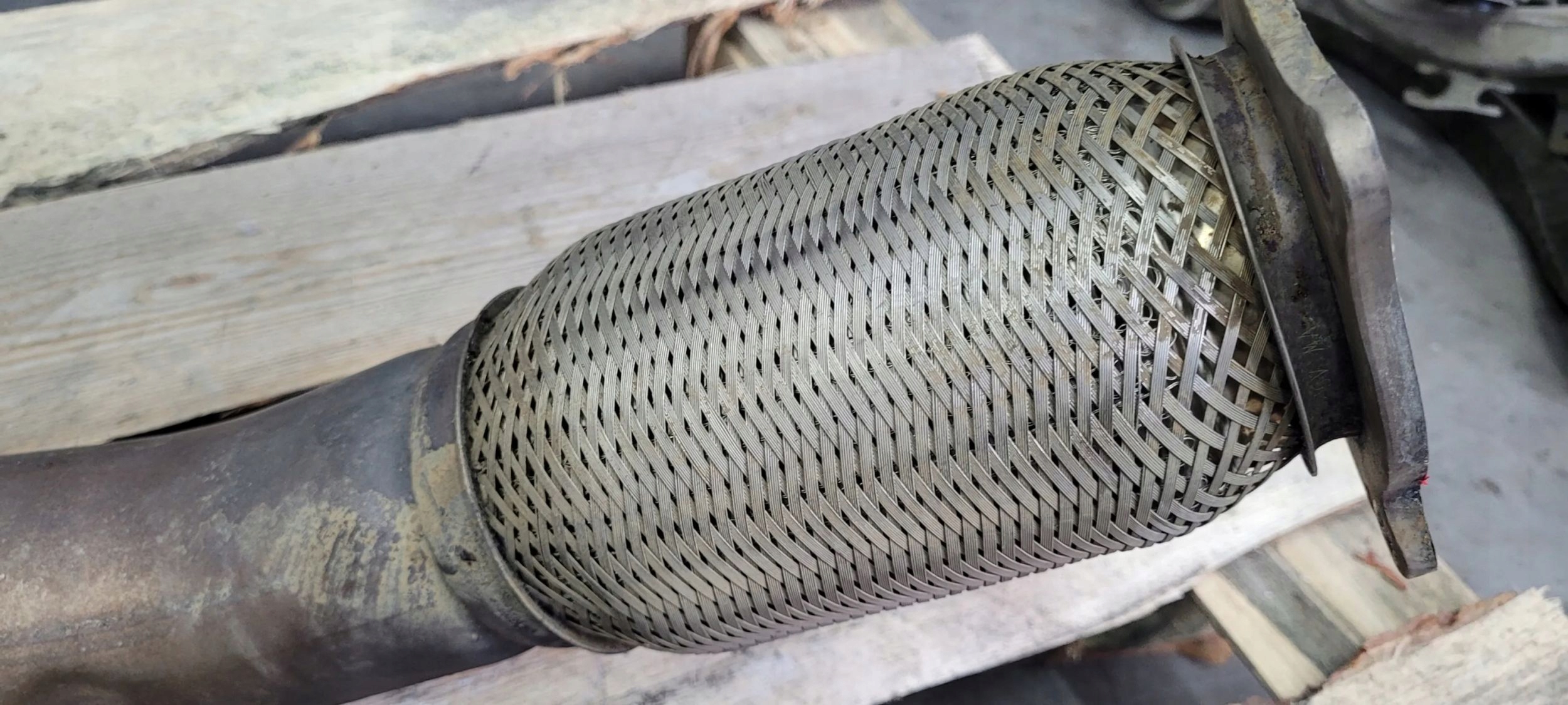 A6 C7 4G труба выхлопная 3.0 битурбо A7