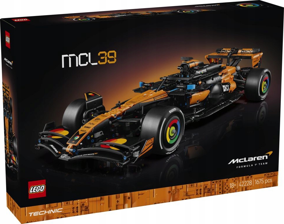 Lego Technic Formule Mclaren MCL39 F1 Sada Kostek 42228