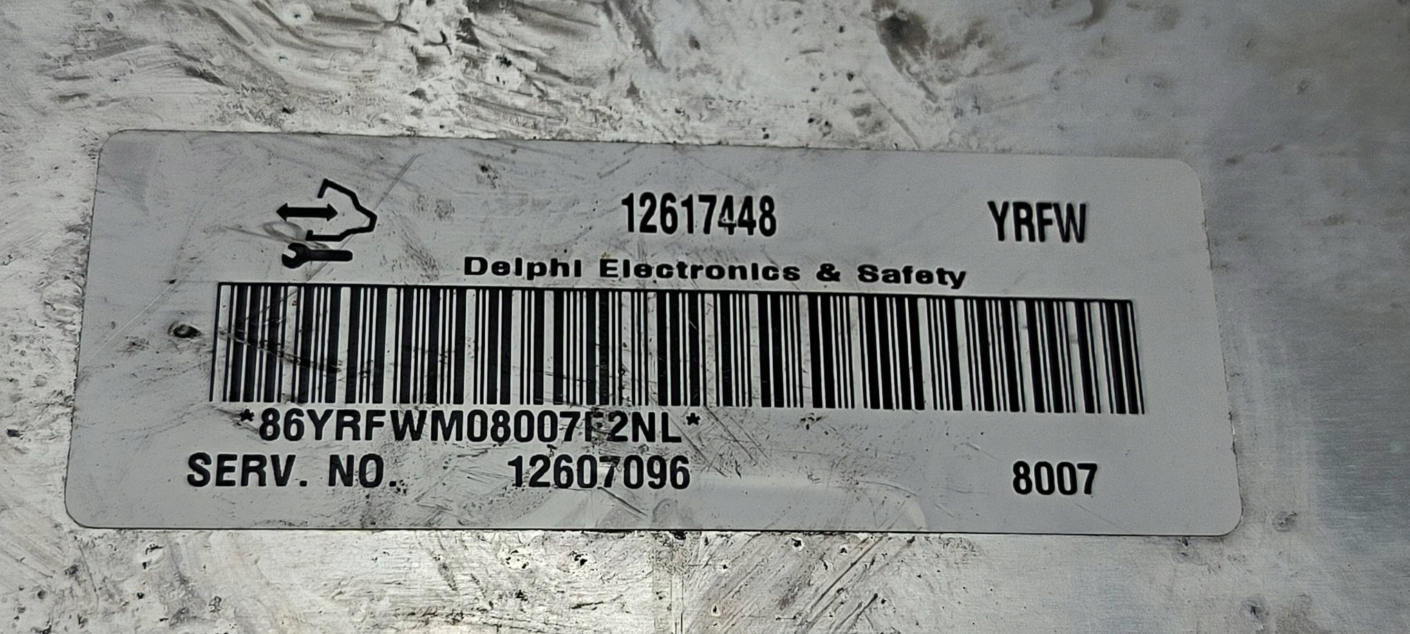computer Motore ECU 12607096 4.6 CADILLAC DTS