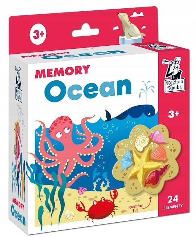 KAPITAN NAUKA. MEMORY. OCENAN 3+ OPRACOWANIE..