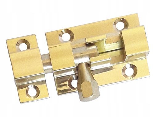 

Zasuwa Zasuwka Rygiel Blokada Mosiężna lak. 40mm