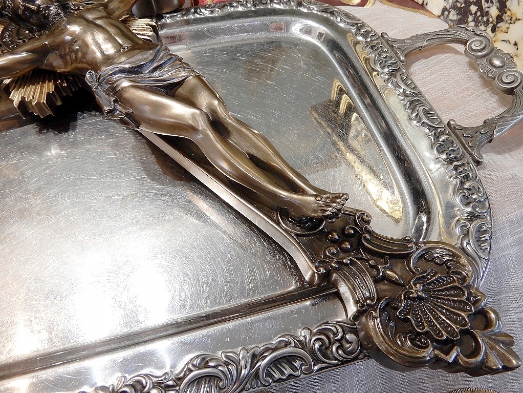 KRZYŻ KRUCYFIKS RENESANSOWY SUPER PREZENT GRAWER V Wysokość produktu 48 cm