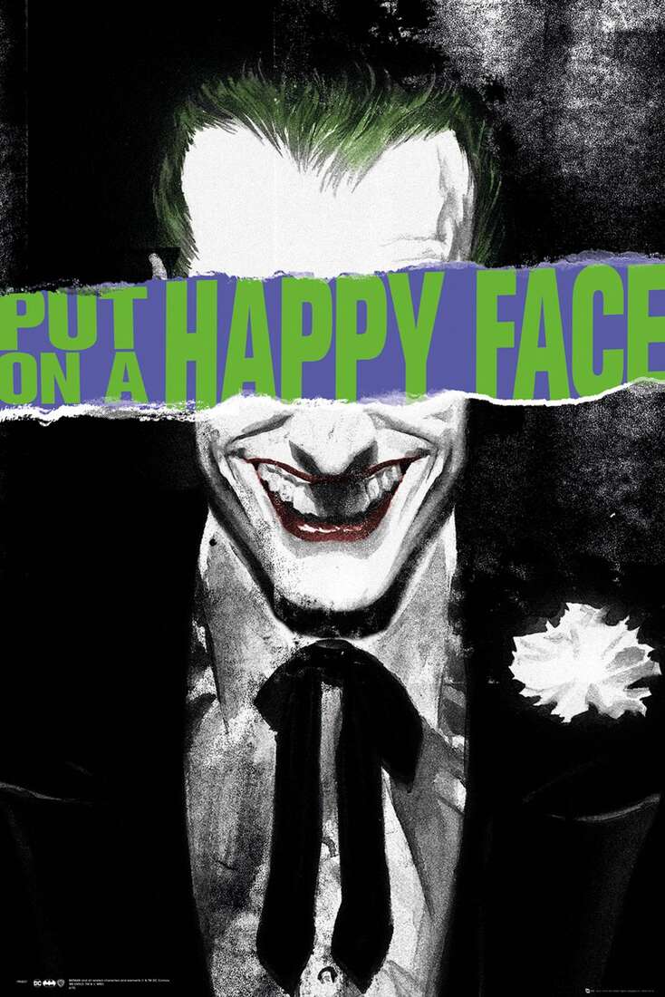 DC Comics Joker Happy Face plakat 61x91,5 cm