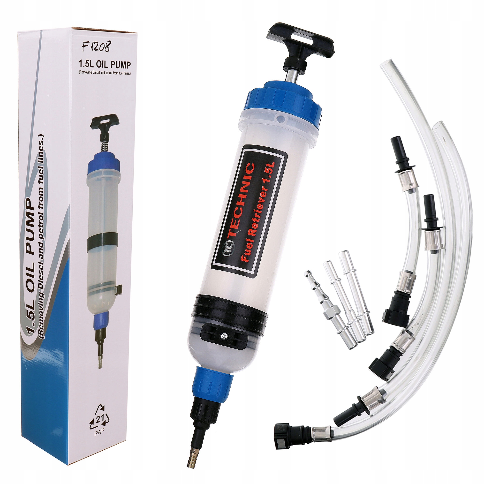 Ruční Odsávačka Oleje A Provozních Kapalin, Objem 1,5 L