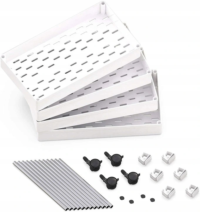 MOBILNA SZAFKA REGAŁ NA KÓŁKACH KUCHENNA 4 półki Stan opakowania oryginalne