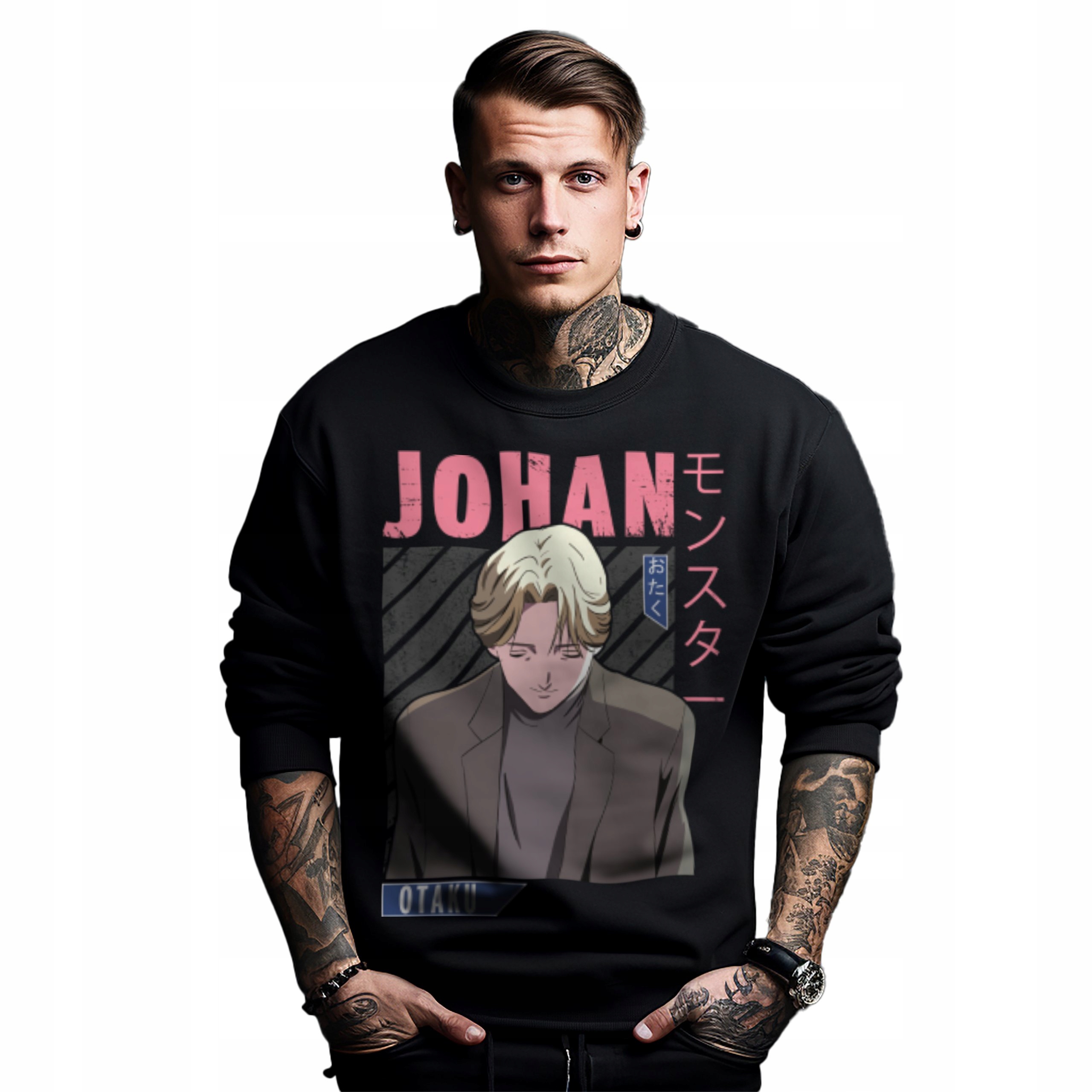 Mikina s potiskem Anime Johan Monstuar