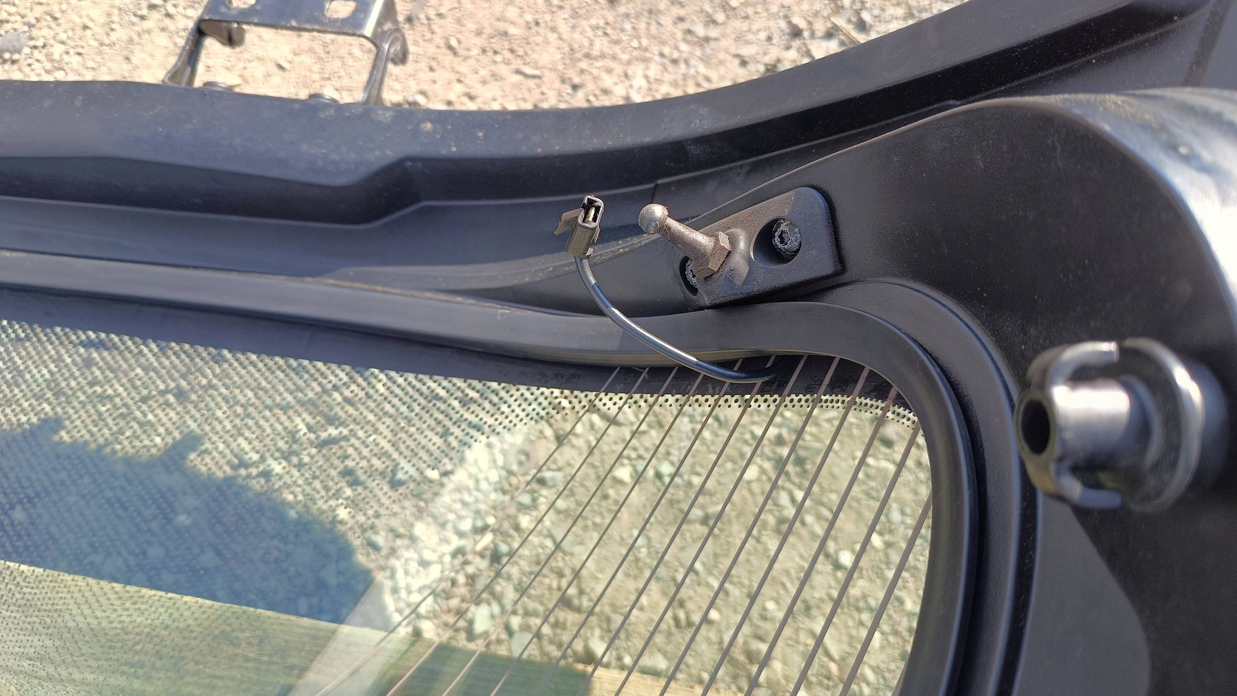 trunk door boot window Chevrolet Corvette C6 Coupe 2005-2013