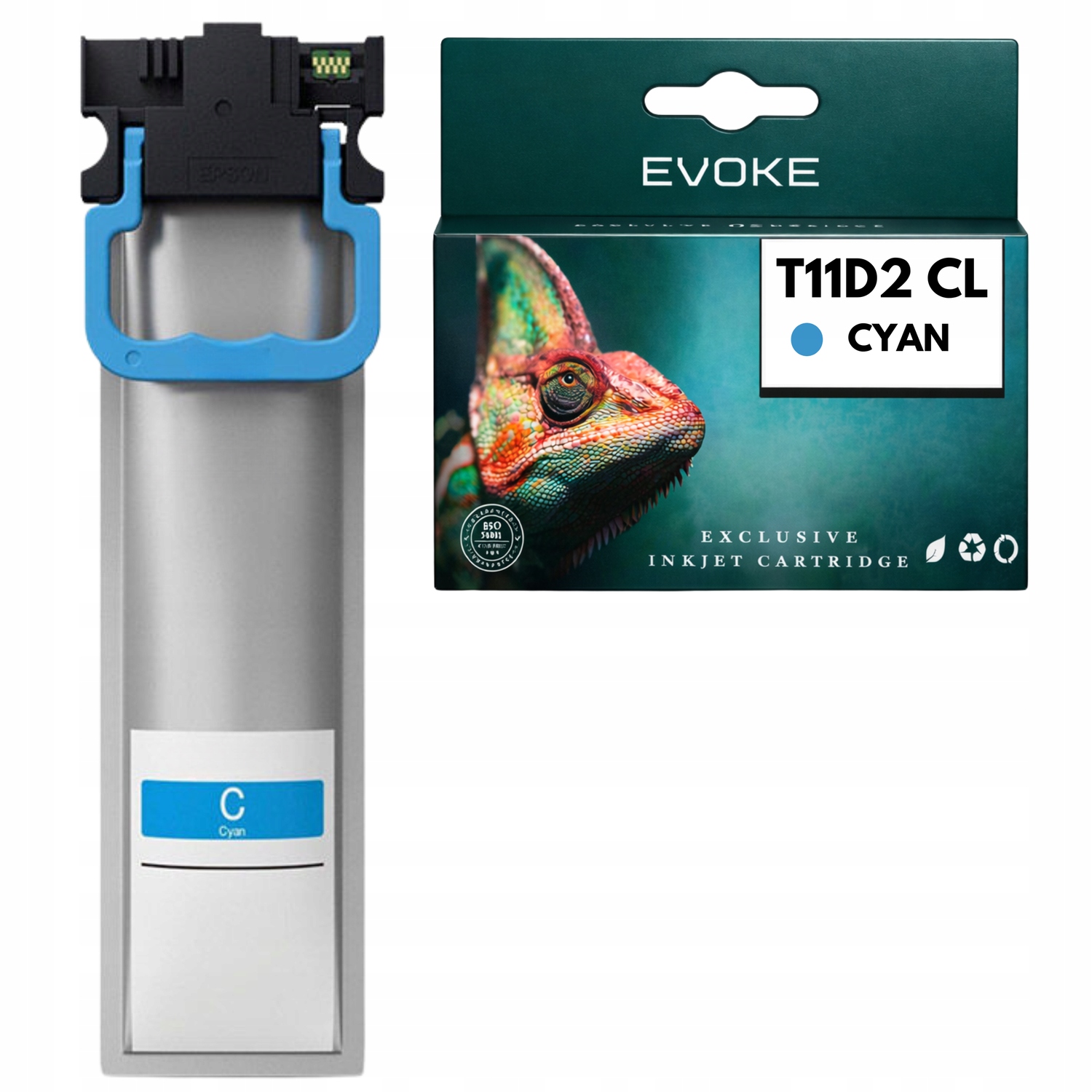 Inkoust pro tiskárnu Epson T11D2 cyan C13T11D240 WF-C5390DW WF-C5890DWF