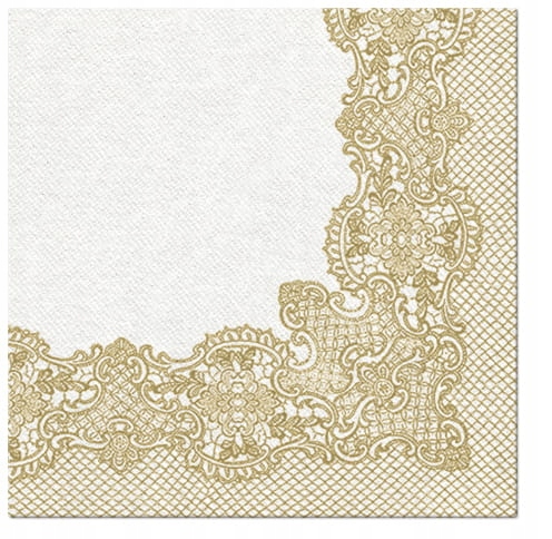 

Serwetki fizelinowe 40x40cm 50szt Royal Lace złote