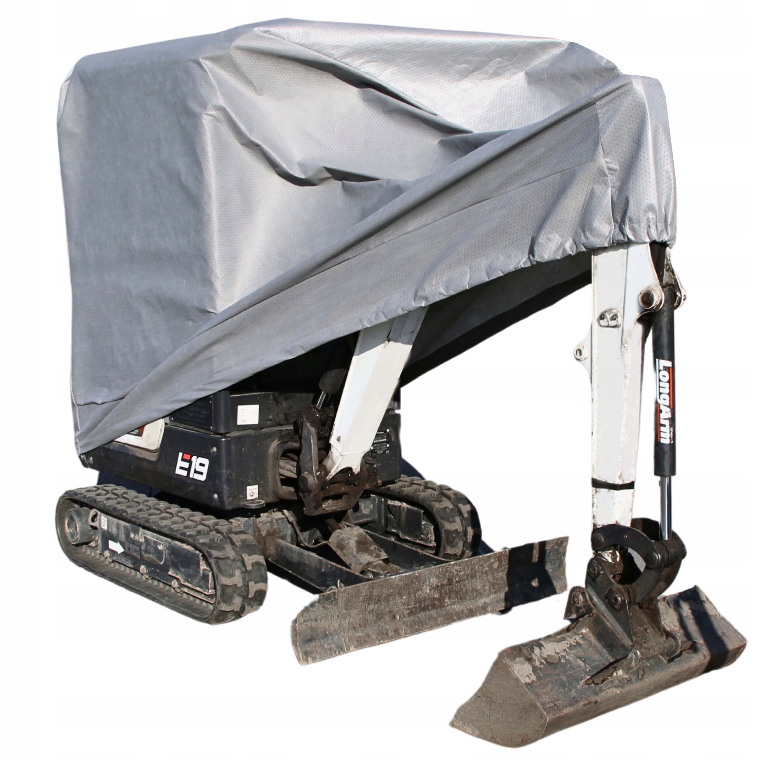 Kryt krycí plachta – kryt na minibagr – celý lehký 4-vrstvový materiál