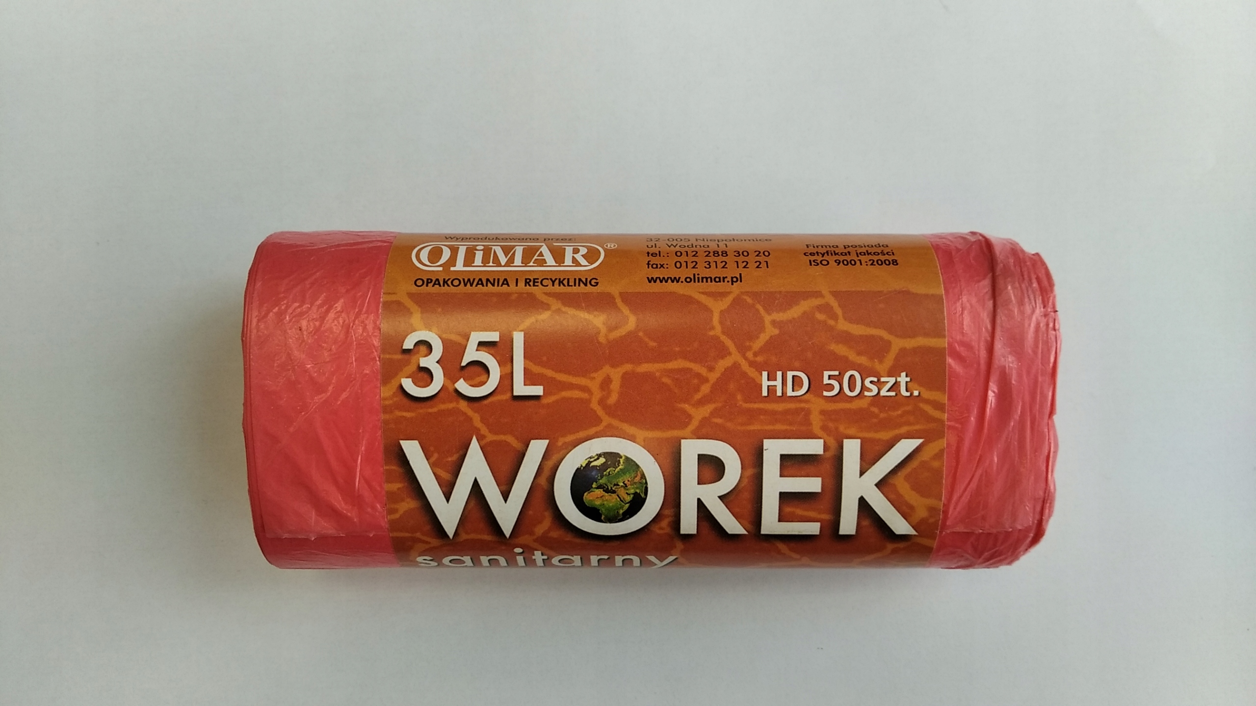 

Worki Olimar 35-litrowe Czerwone HD50