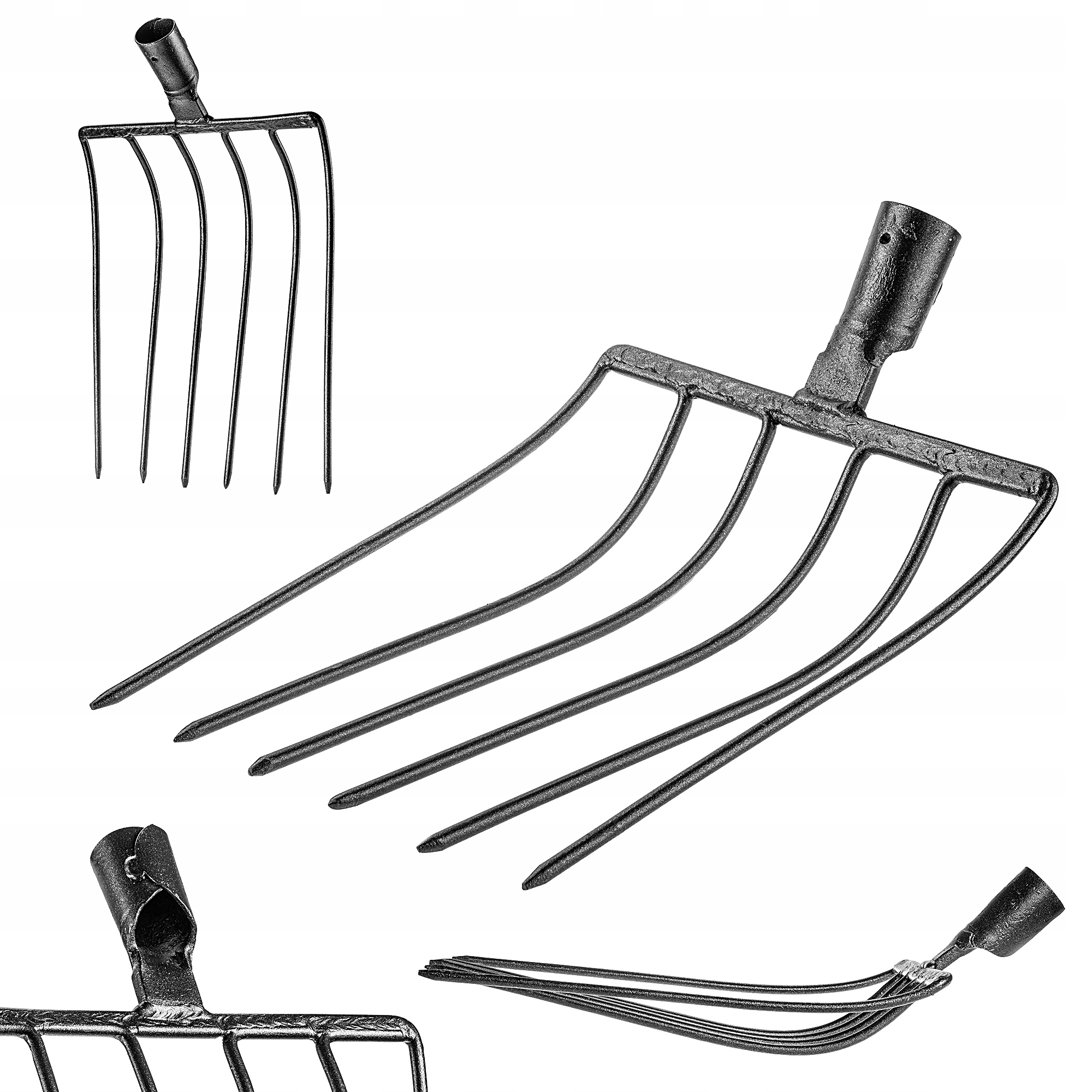 Vidle 6ZUBOVÉ Štíty Pro Siláž Sena Hnůj Zahradní Ocelové