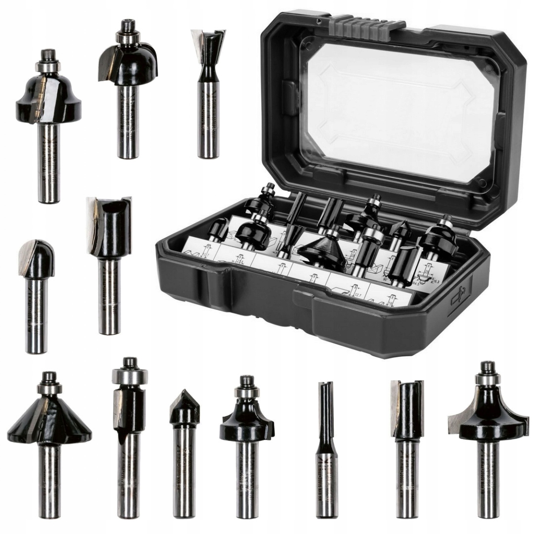 

Zestaw Frezów Frezarki HECHT1795 Frezy Do Drewna