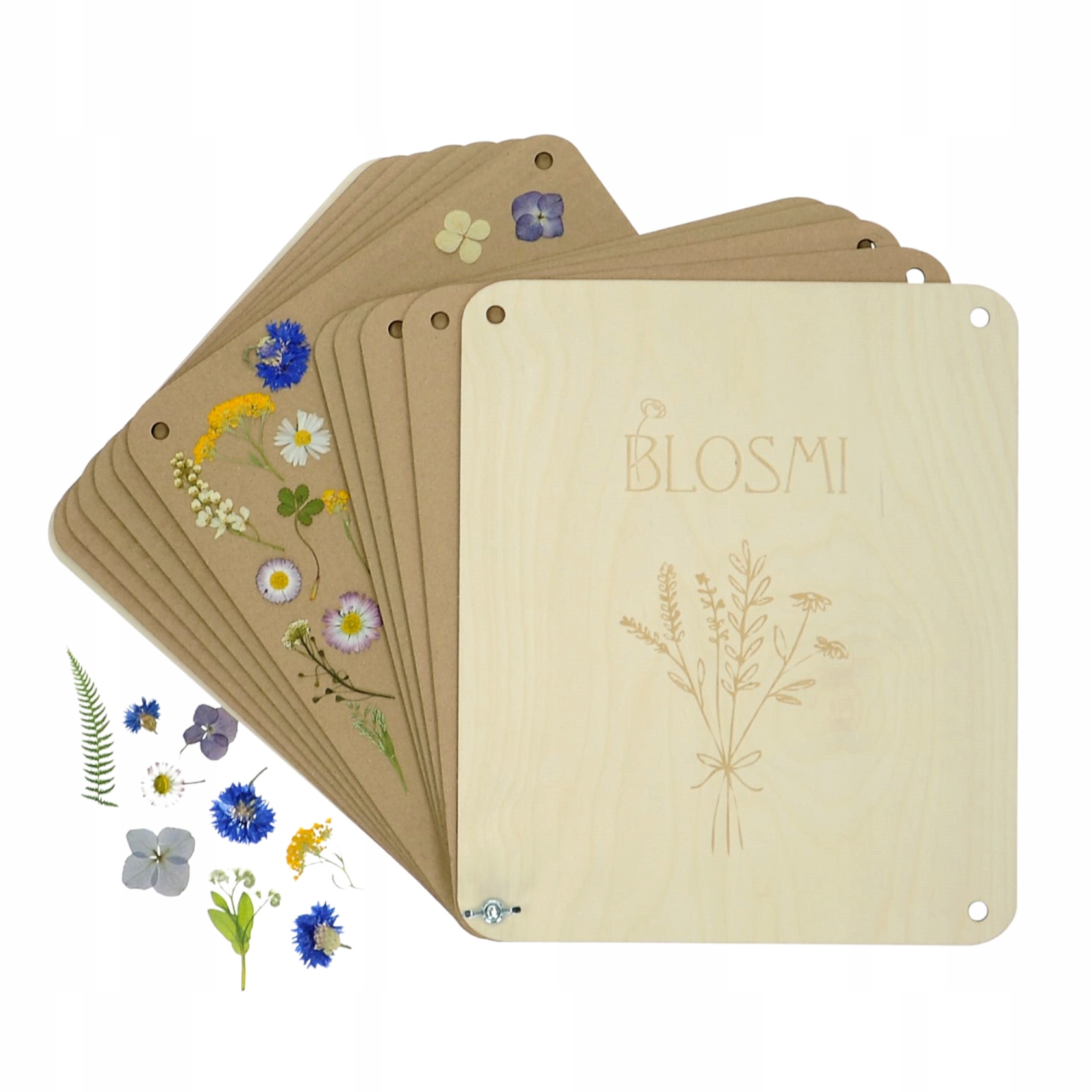 Velký lis na sušení květin rostlin herbář 29 x 24 cm