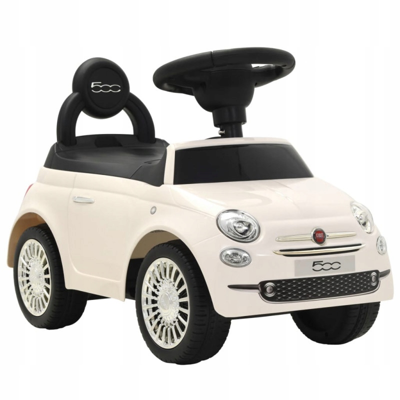 

Jeździk Autko Fiat 500 Pchacz Biały Coil