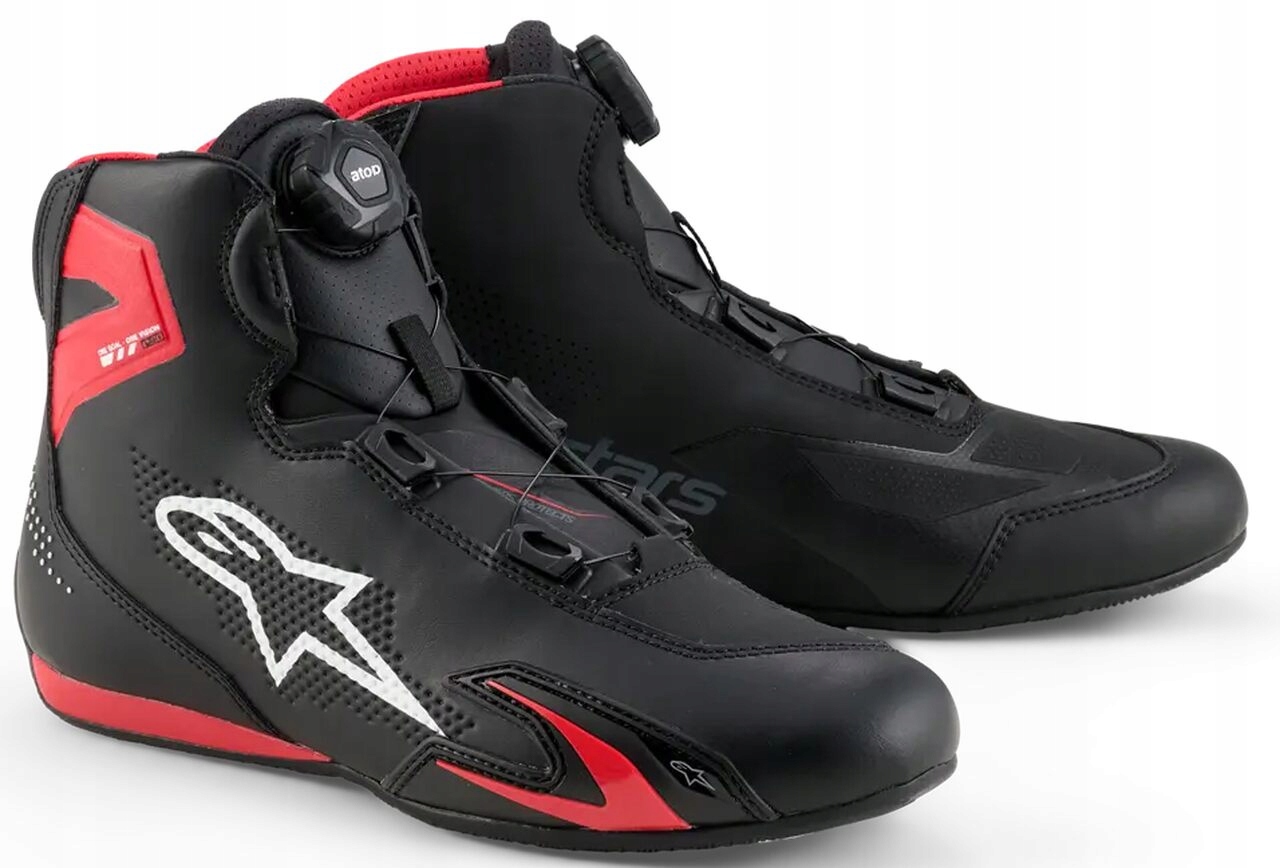 Topánky Alpinestars Celer Shoes Black/Red 8 40,5