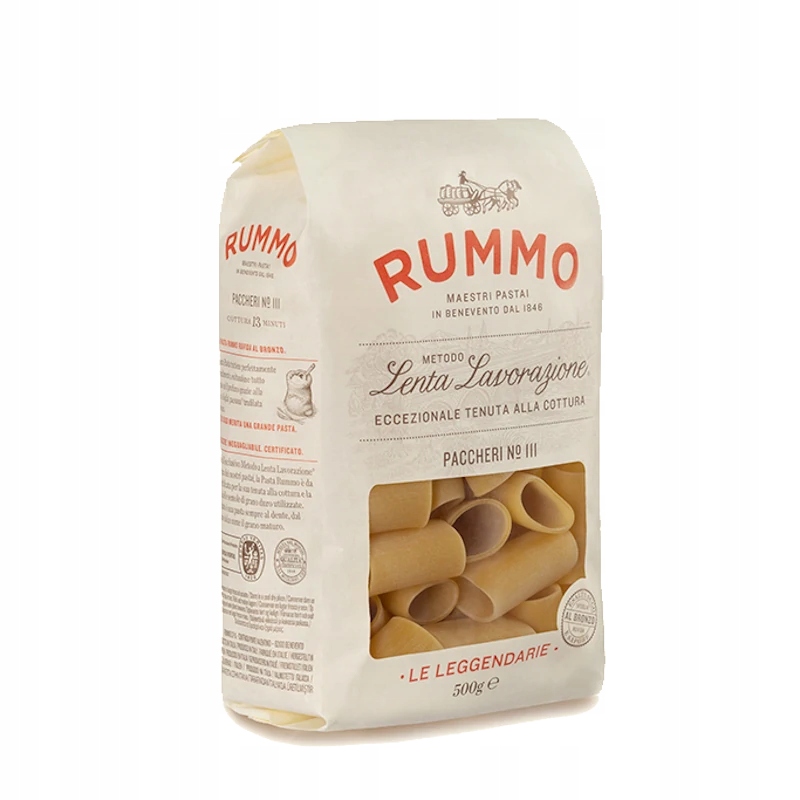 Levně 5x Těstoviny Paccheri Legendarie n.111 Rummo 500 g