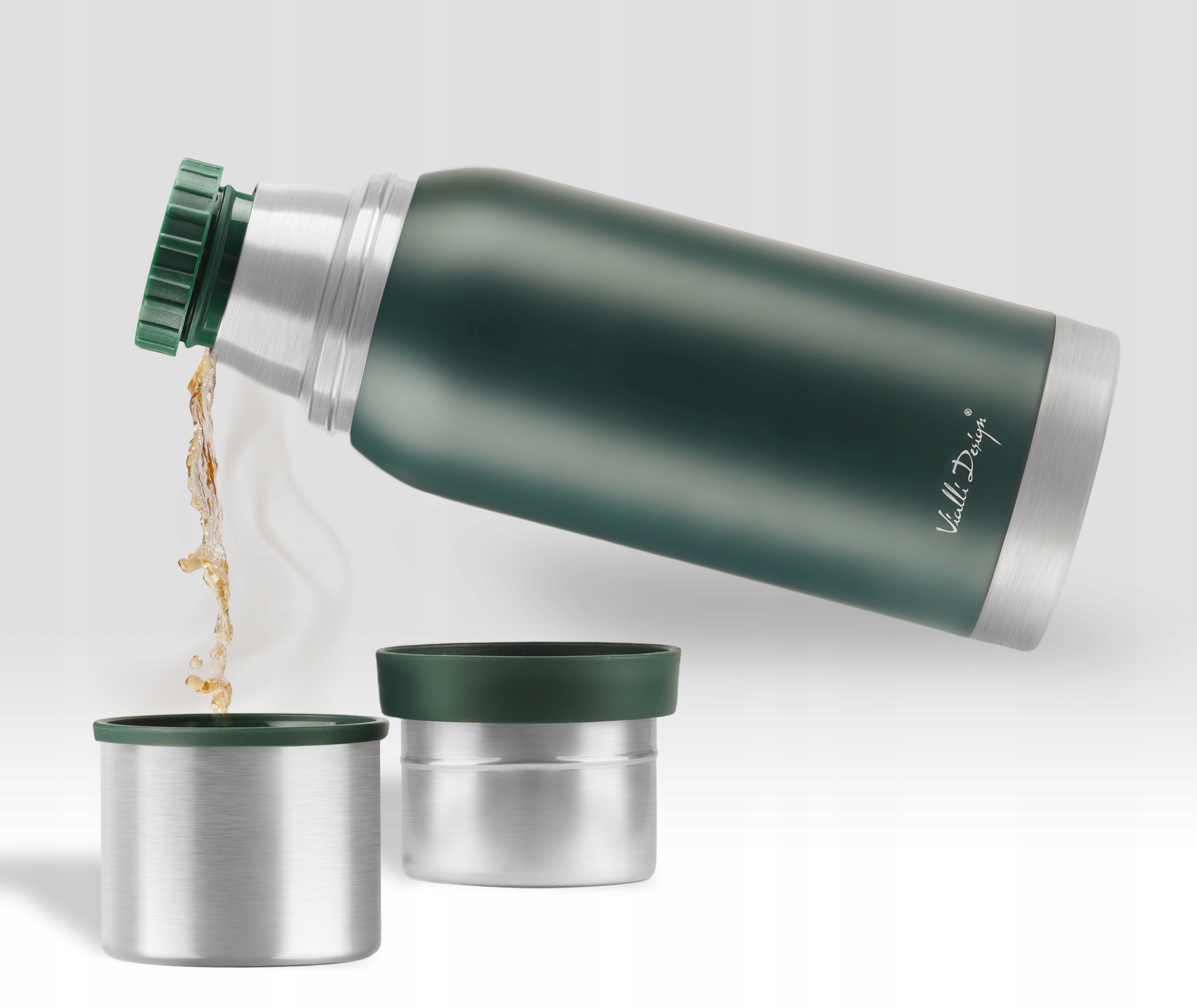 TERMOS TURYSTYCZNY FUORI ZIELONY 1L VIALLI DESIGN Marka Vialli Design