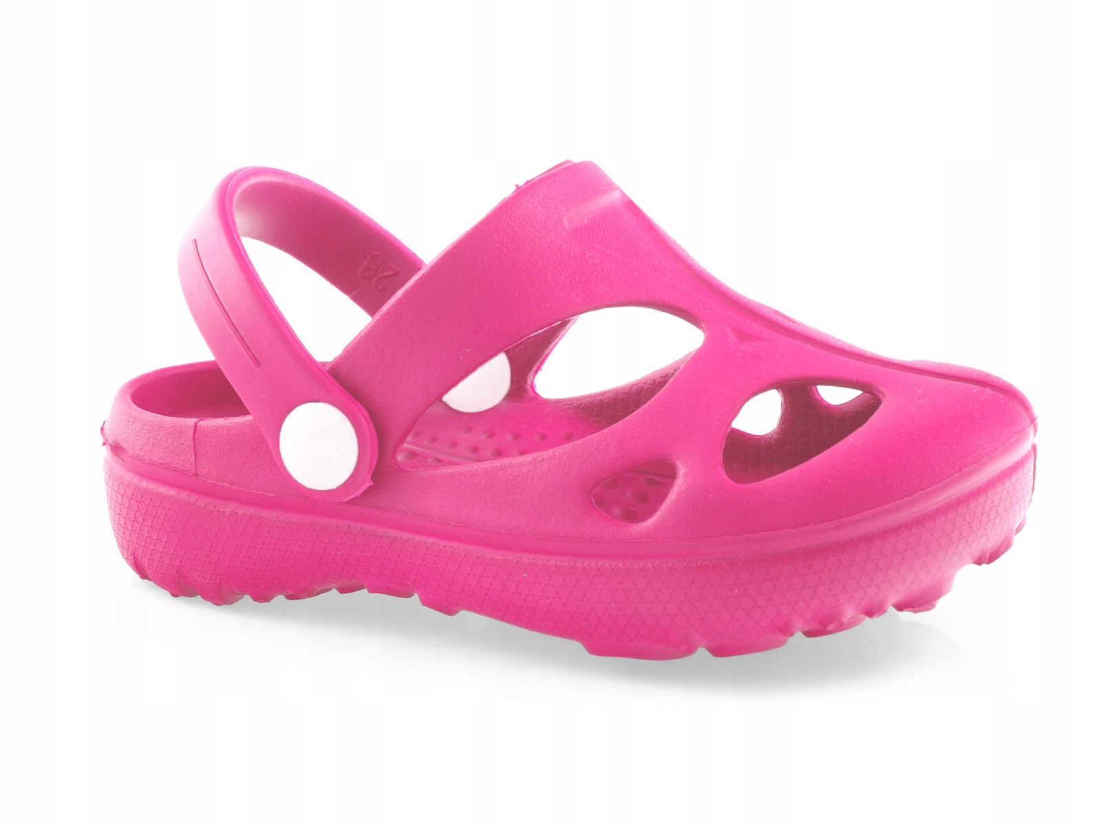 Klapki dziecięce kroksy piankowe Różowe 24/25