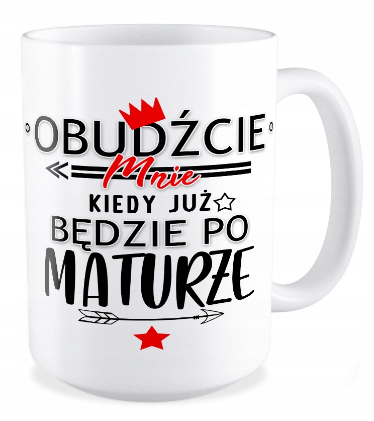 

Duży Kubek prezent Matura Maturzysta Szkoła