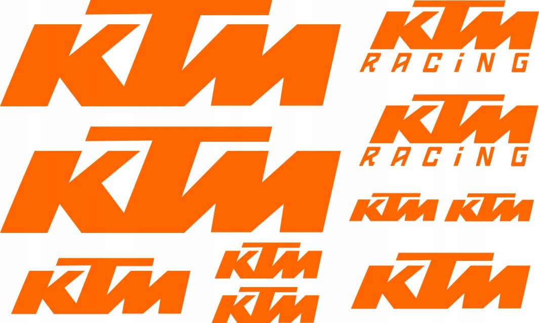 

Naklejki na motocykl Ktm zestaw