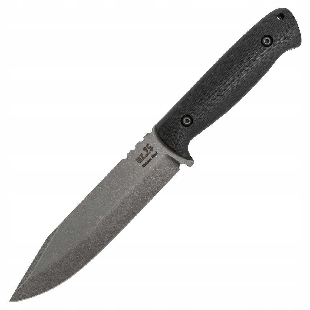 Taktický Nůž Za-Pas WZ.25 Grom Stonewashed s pouzdrem černý