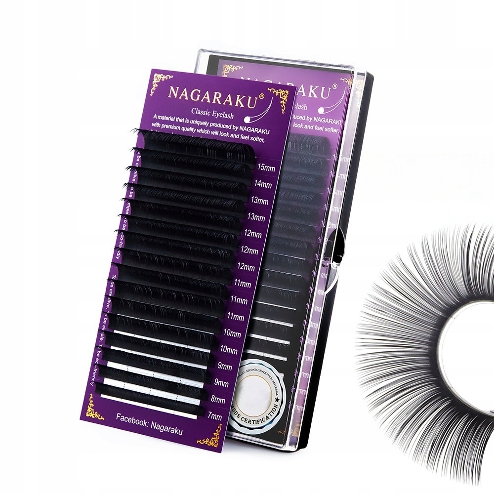 Rzęsy Nagaraku Mink New generation C, 0.07, 10 mm