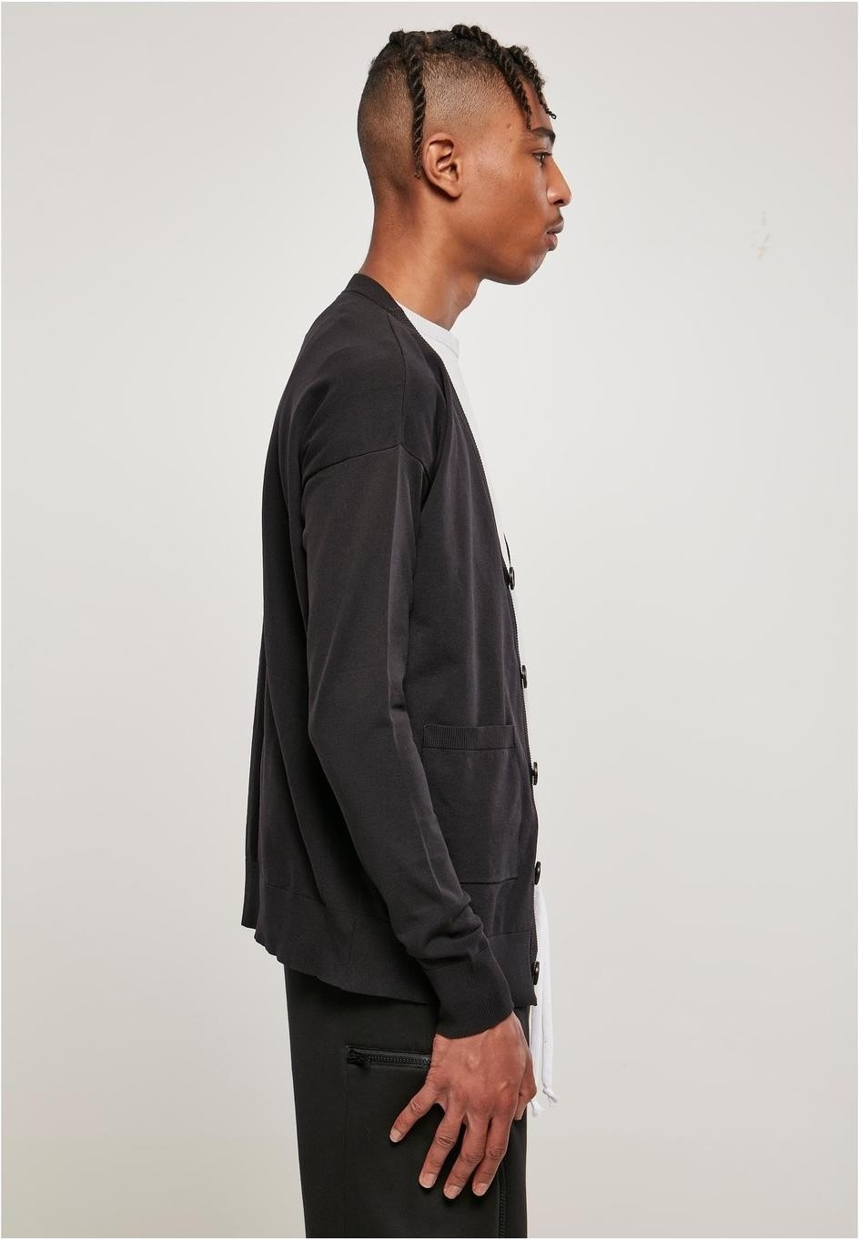 Sweter Fine Cardigan Black Urban Classics XS Płeć mężczyzna