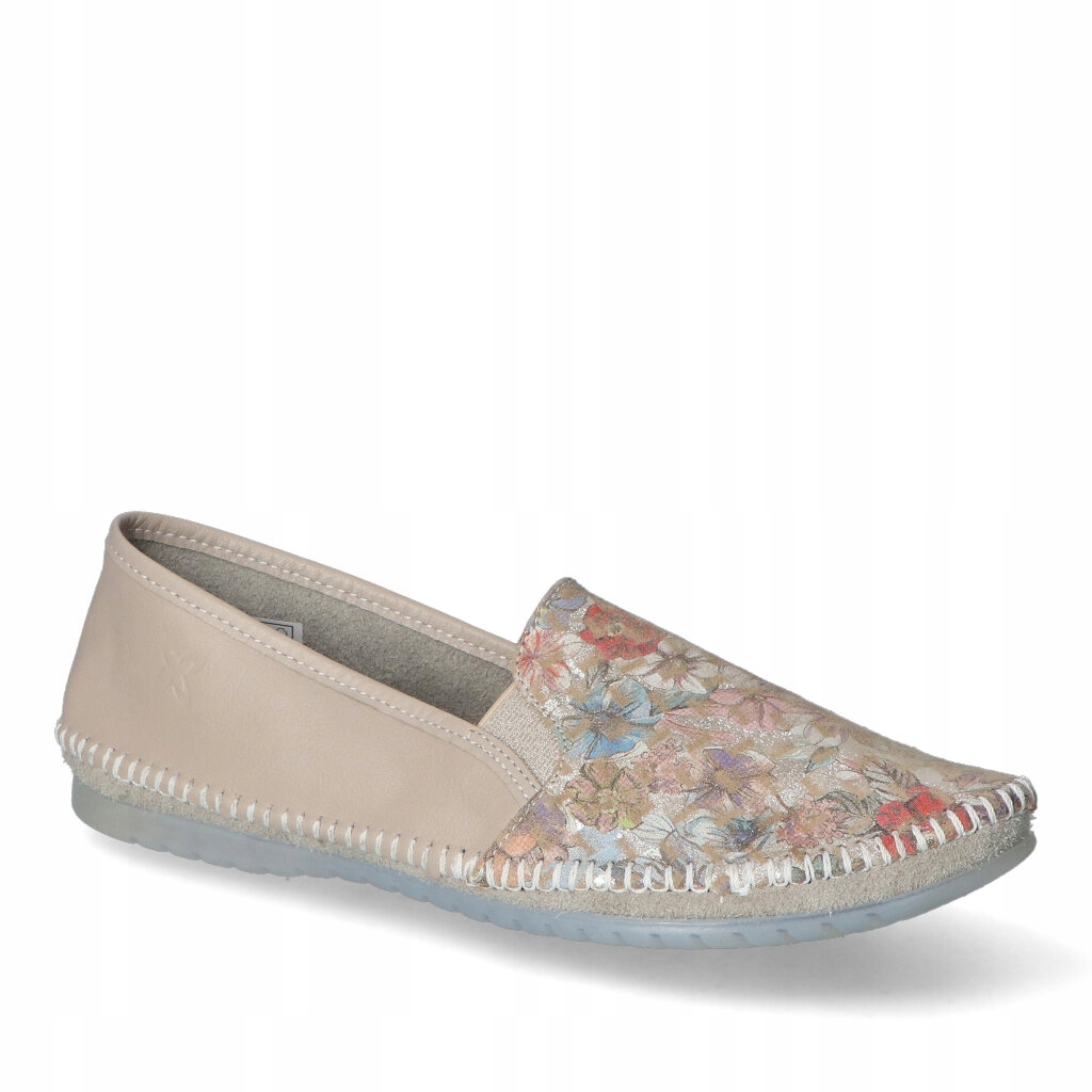 Polobotky Maciejka T3512-73/00-0 Béžová/Květiny 38