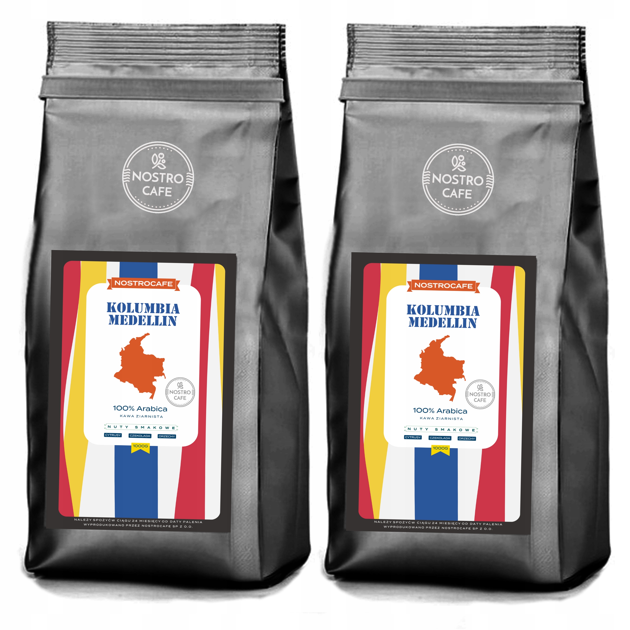 Levně Káva Zrnková 2 kg Kolumbie Medellin Čerstvě pražená