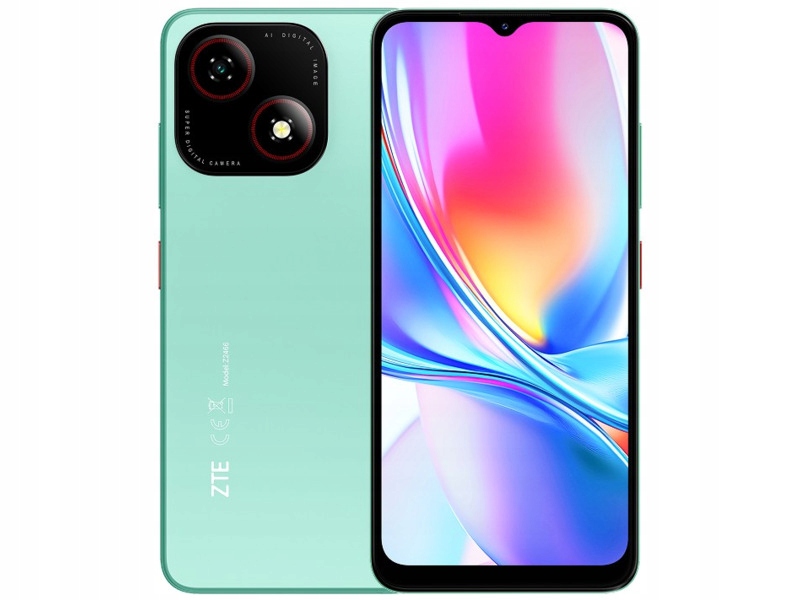 Smartfon Zte Blade A35e 2/64GB 6.52” 60Hz Zielony