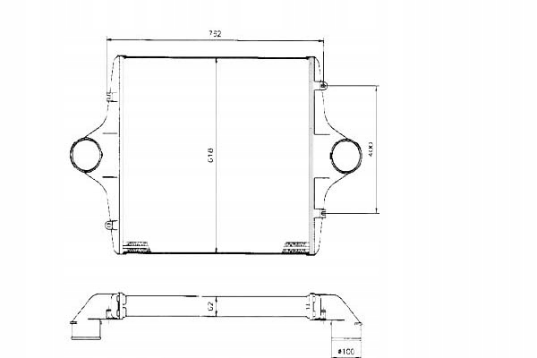 NRF INTERCOOLER Producent części NRF