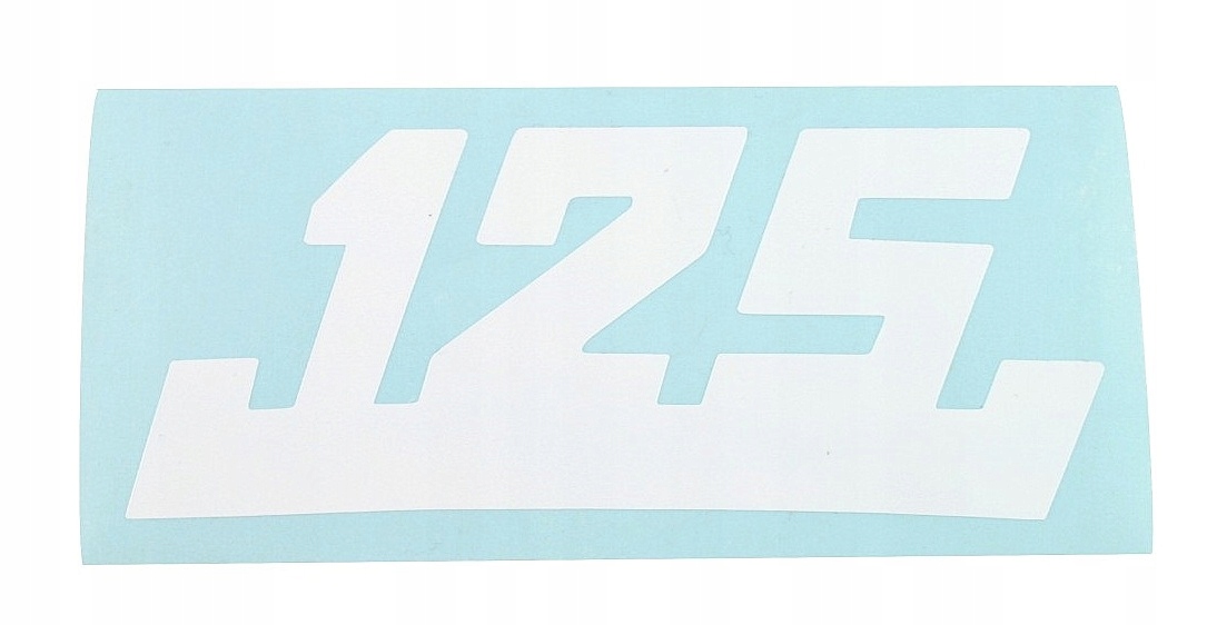 

Naklejka logo pokrywy Wsk 125 emblemat Biała