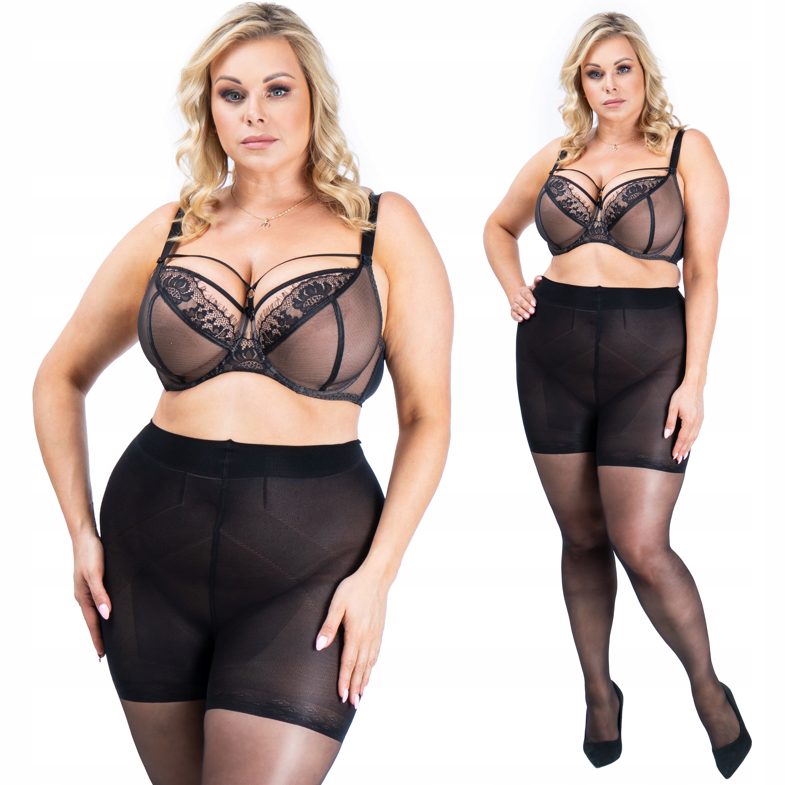 

Rajstopy Push Up wyszczuplają modelują Plus Size