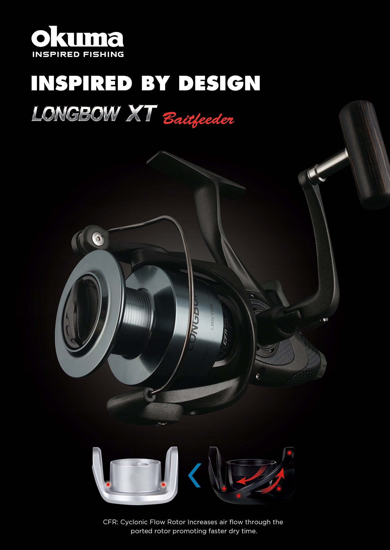 Kołowrotek Okuma Longbow XT Baitfeeder LBXT-665 Kod producenta 54213