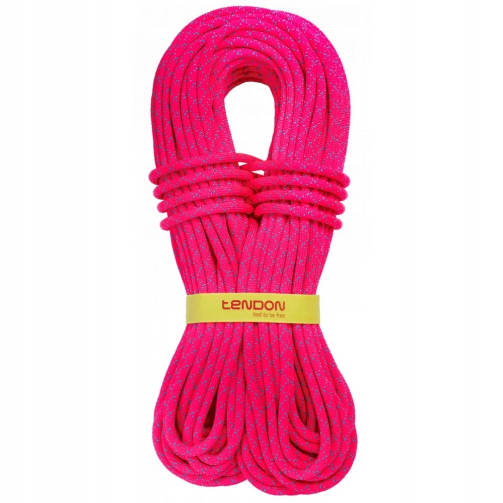 Horolezecké lano Tendon Master Tefix 9.7 Complete Shield pink|60m