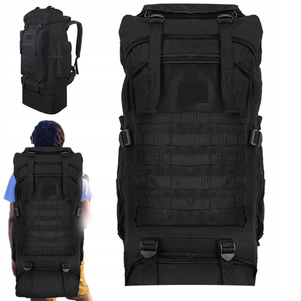 Batoh, Tkanina Oxford, Velký Objem, 75 Litrů