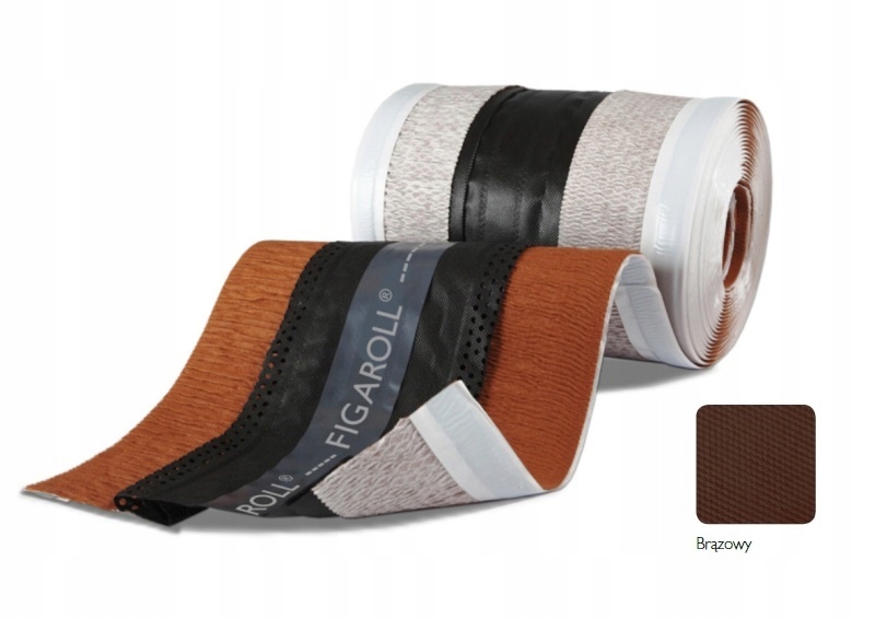 TAŚMA KALENICOWA FIGAROLL 2 300mm 10mb Brązowa