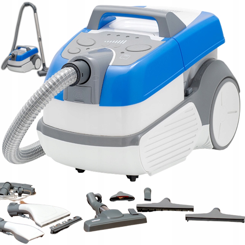 Odkurzacz Piorący Zelmer 2100W Filtr Hepa Odkurzacznie Pranie 9M Zasięgu