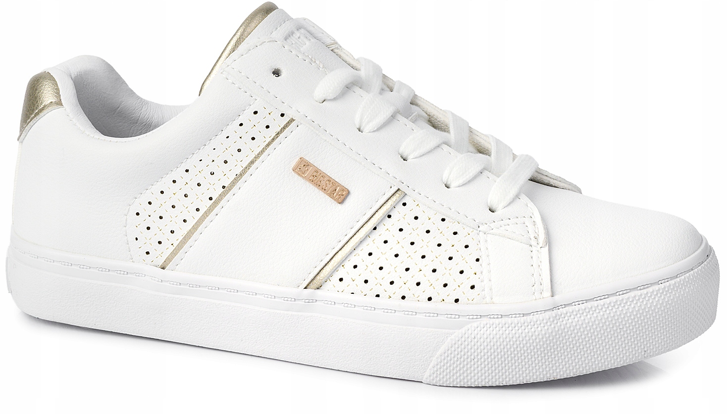 Damskie buty sneakersy Big Star sportowe perforowane białe ekoskóra r. 40