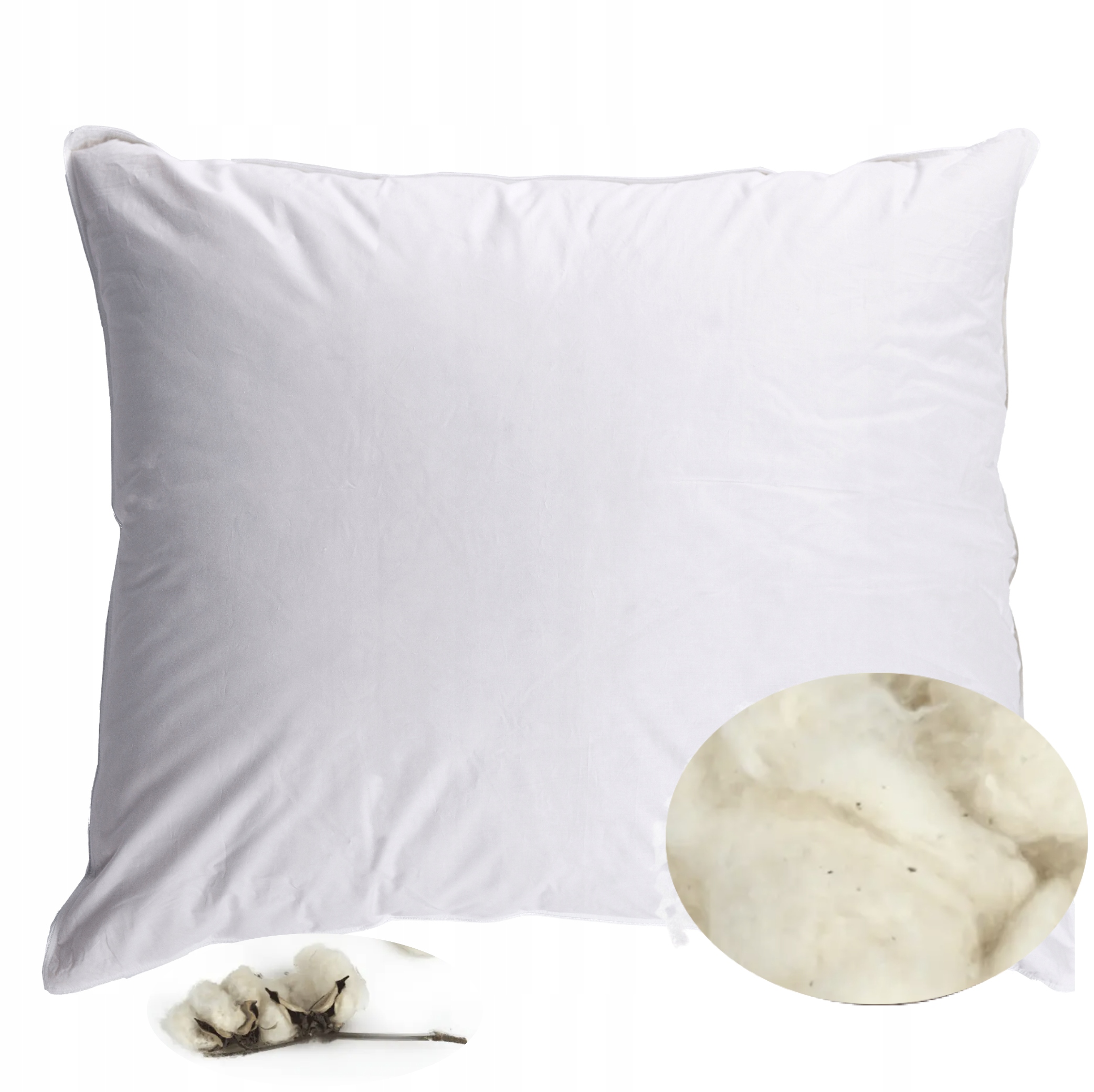 Polštář 40X40 100% Bavlna Ekologický Polštář Prodyšný Polštář Bonus