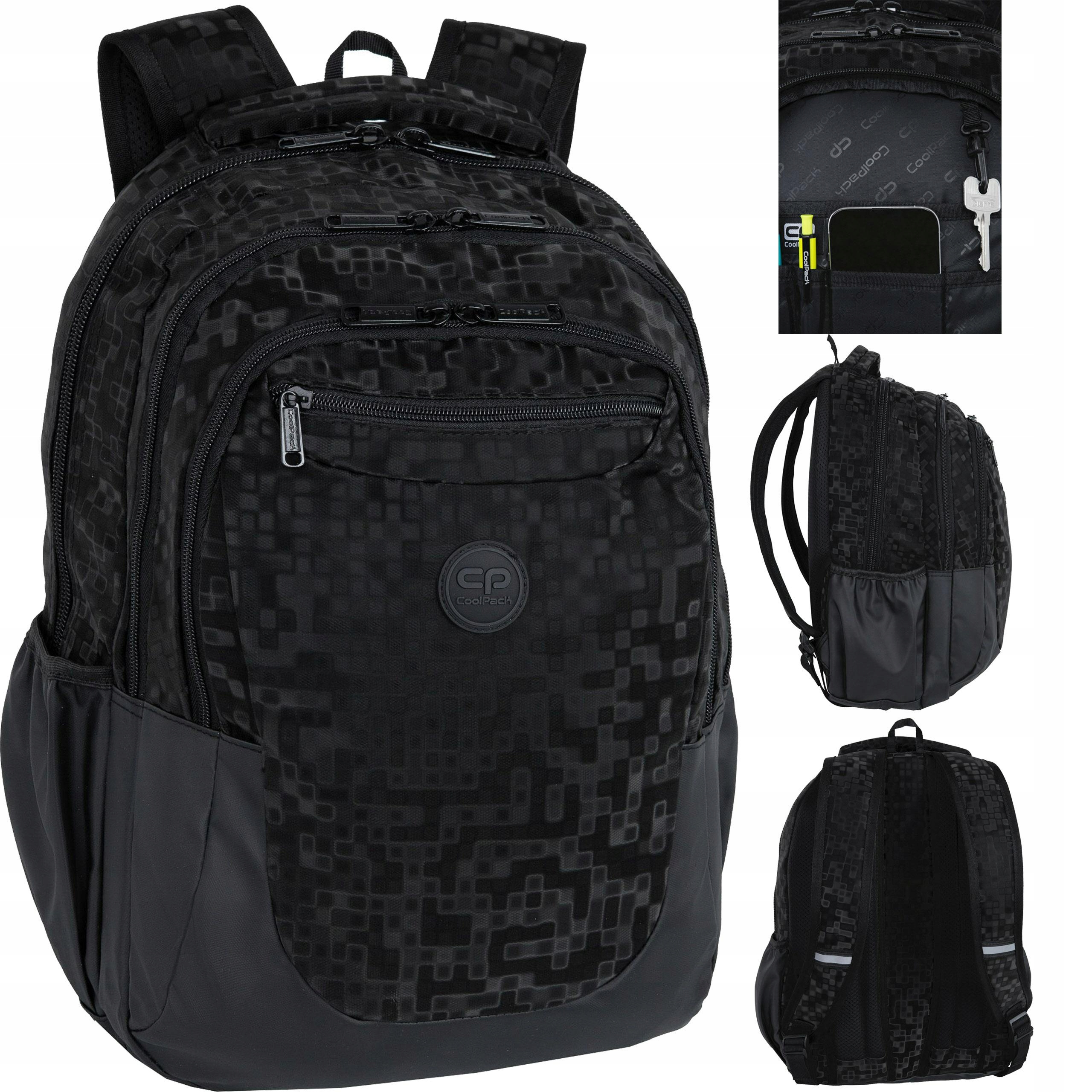 Coolpack Soul Plecak Szkolny Młodzieżowy Trace Pixel 3D