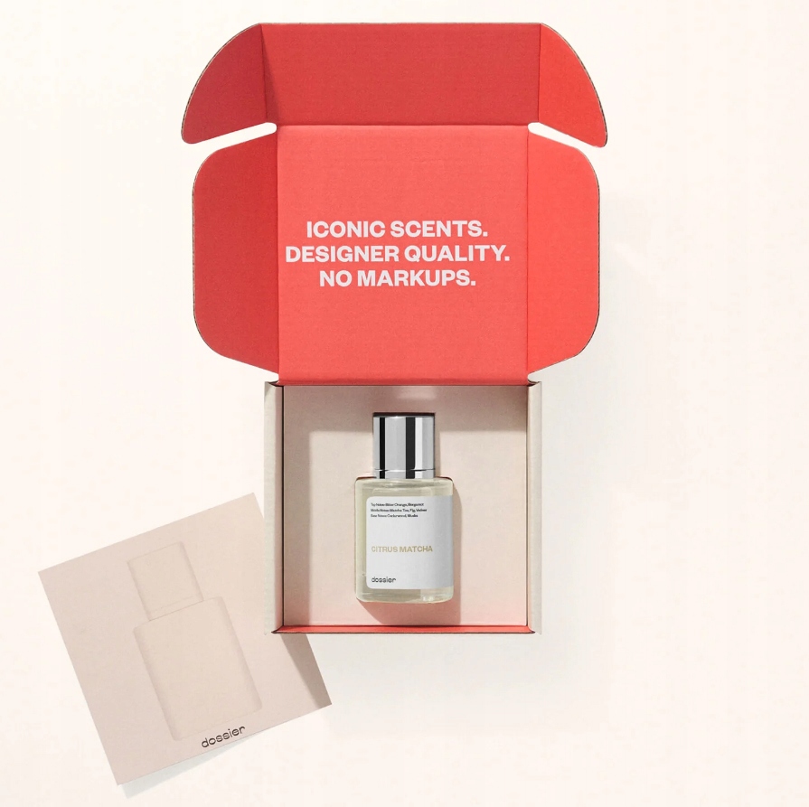 Perfumy unisex Dossier Citrus Matcha 50ml Pojemność opakowania 50 ml